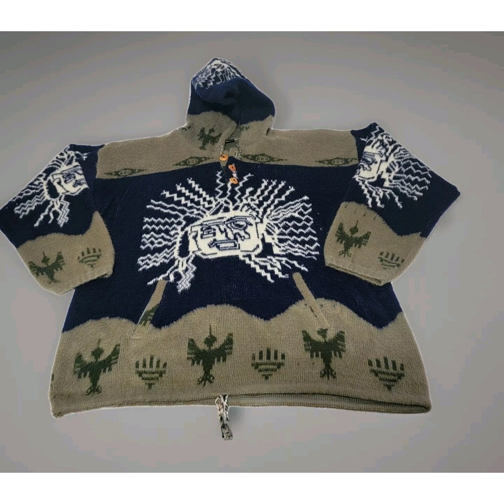 Andes Otavalo Equador Wool Pullover Mens